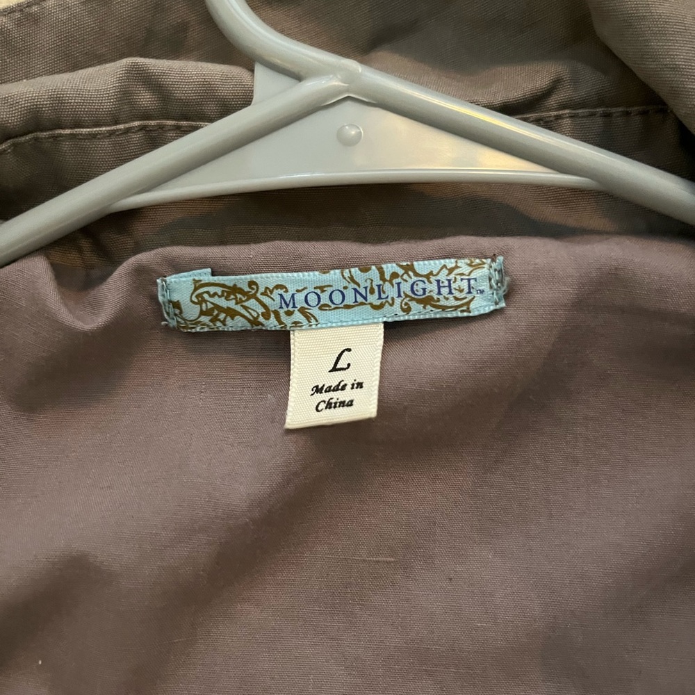 Tan Oversized Utility Jacket - Picture 5 of 9